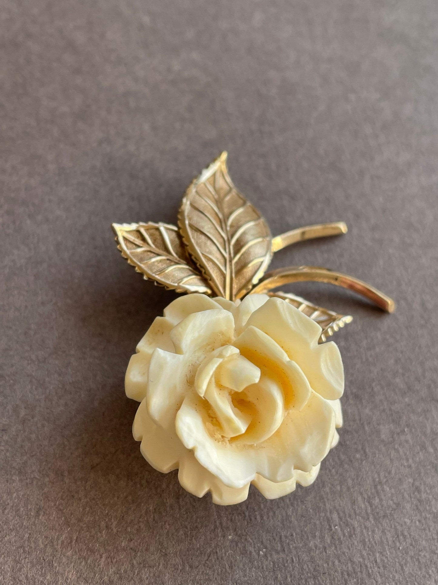 Brooch vintage Van Dell Rose