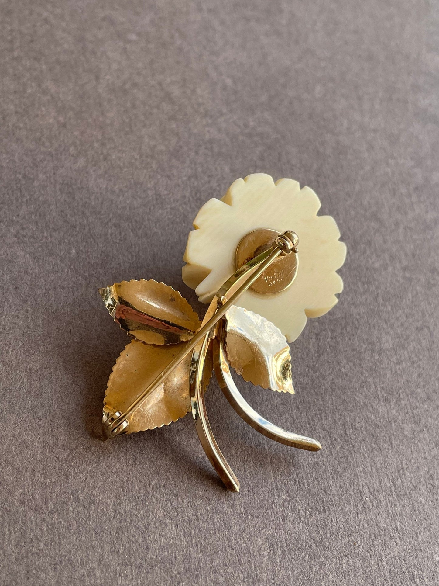 Brooch vintage Van Dell Rose