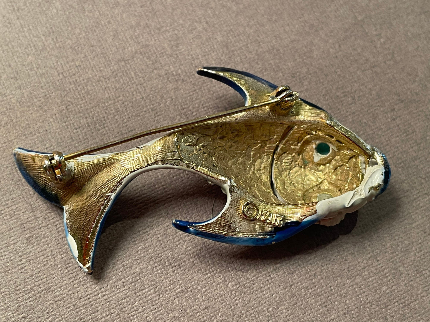 Brooch vintage Har  Fish