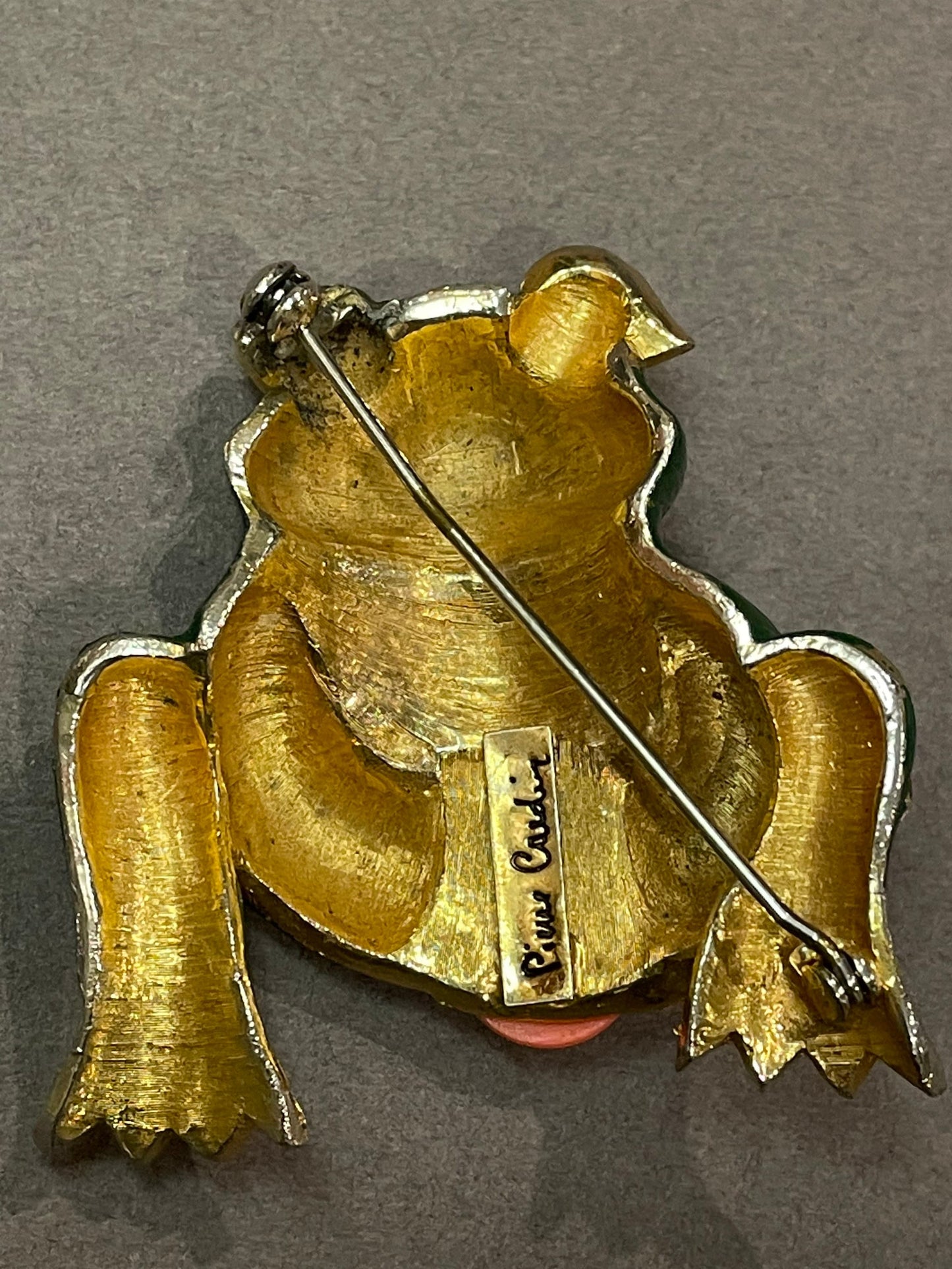 Brooch Pierre Cardin Frog vintage