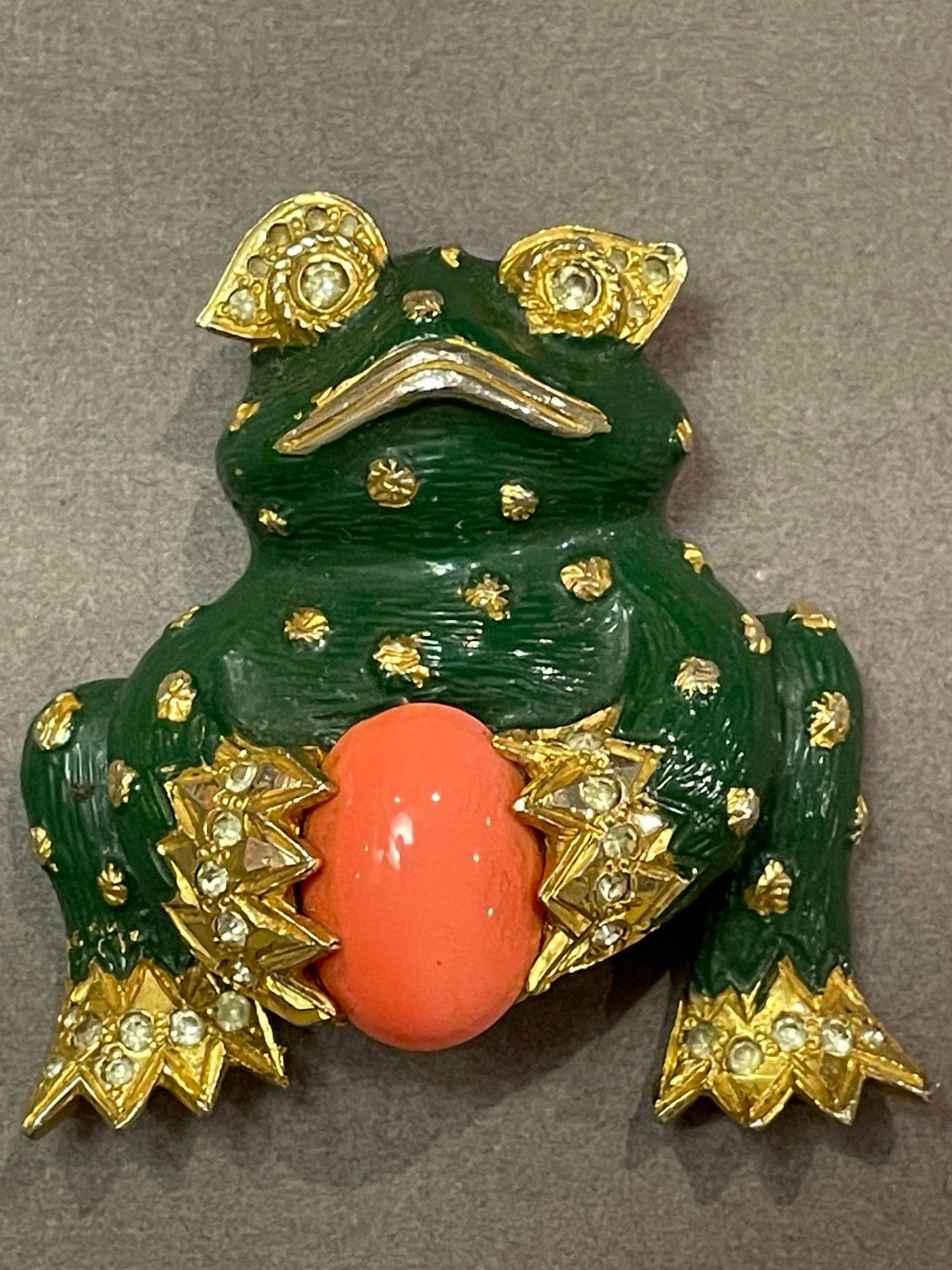 Brooch Pierre Cardin Frog vintage