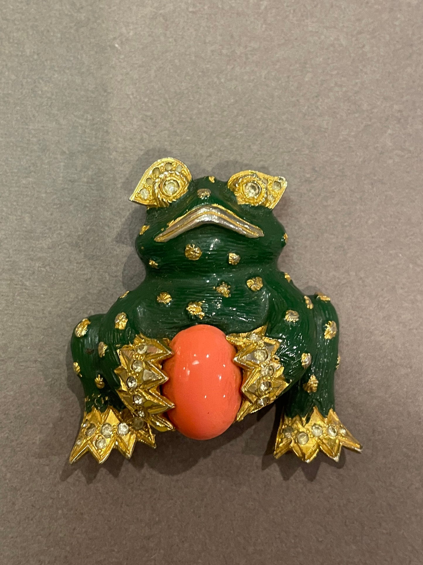 Brooch Pierre Cardin Frog vintage