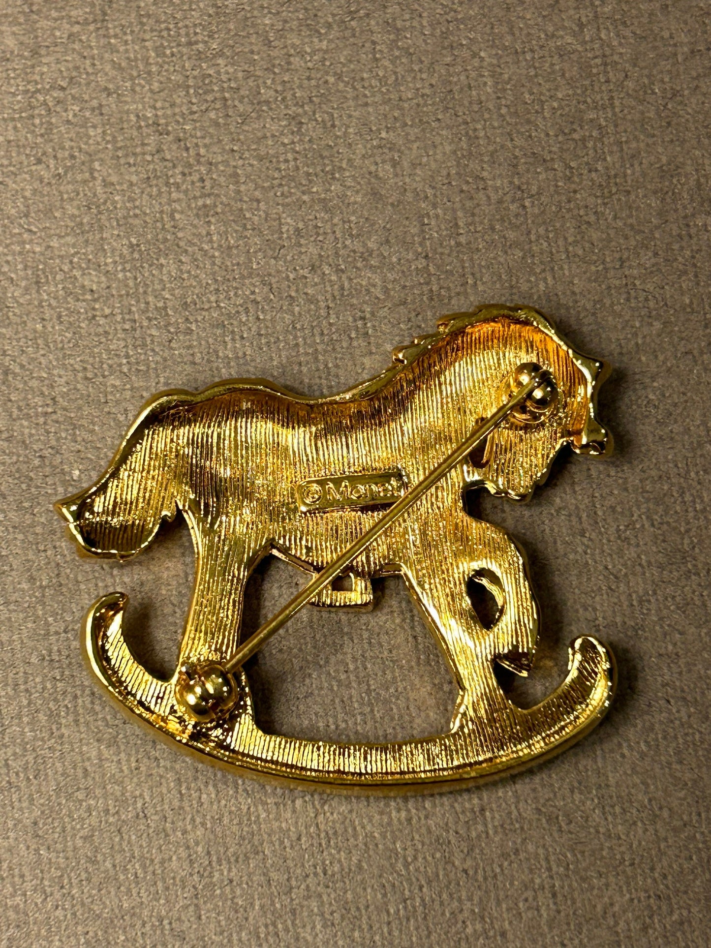 Monet brooch Horse