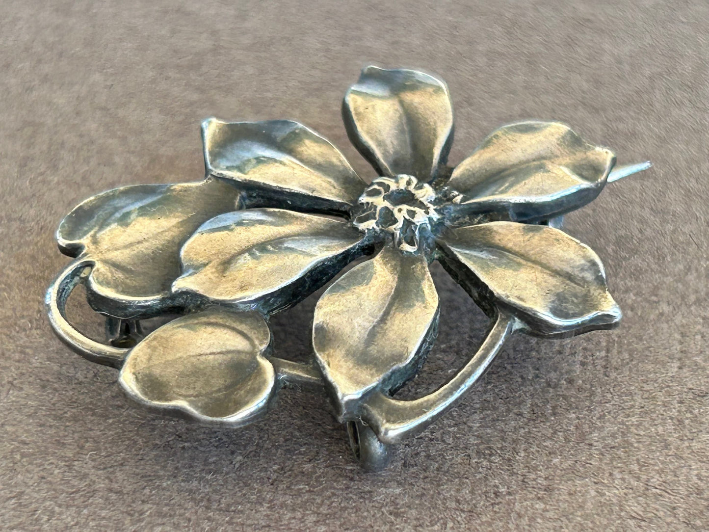 Brooch German Art Nouveau Geschutz 800