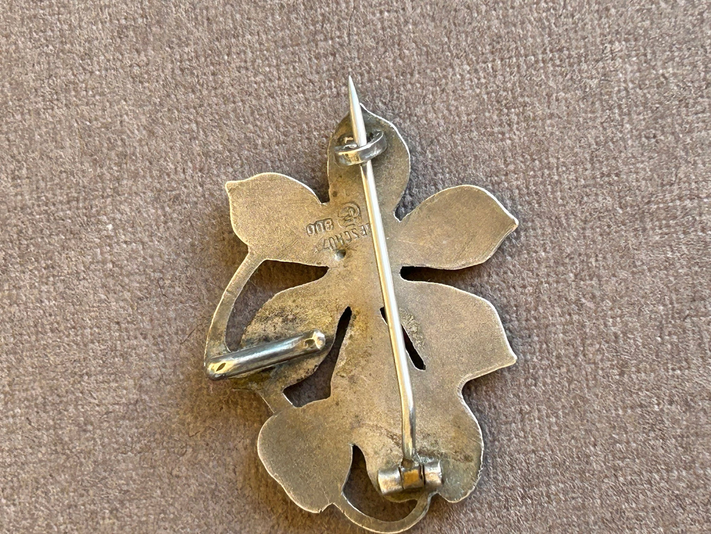 Brooch German Art Nouveau Geschutz 800