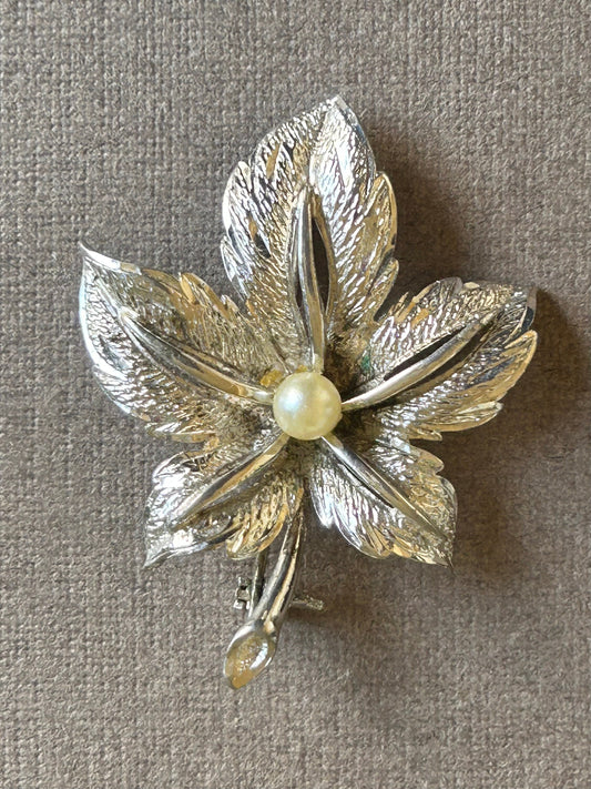 Brooch vintage sterling 800