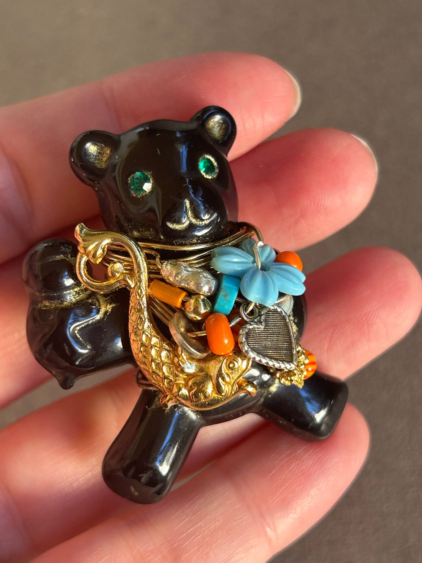 GAS Bijoux St. Tropez brooch  Bear