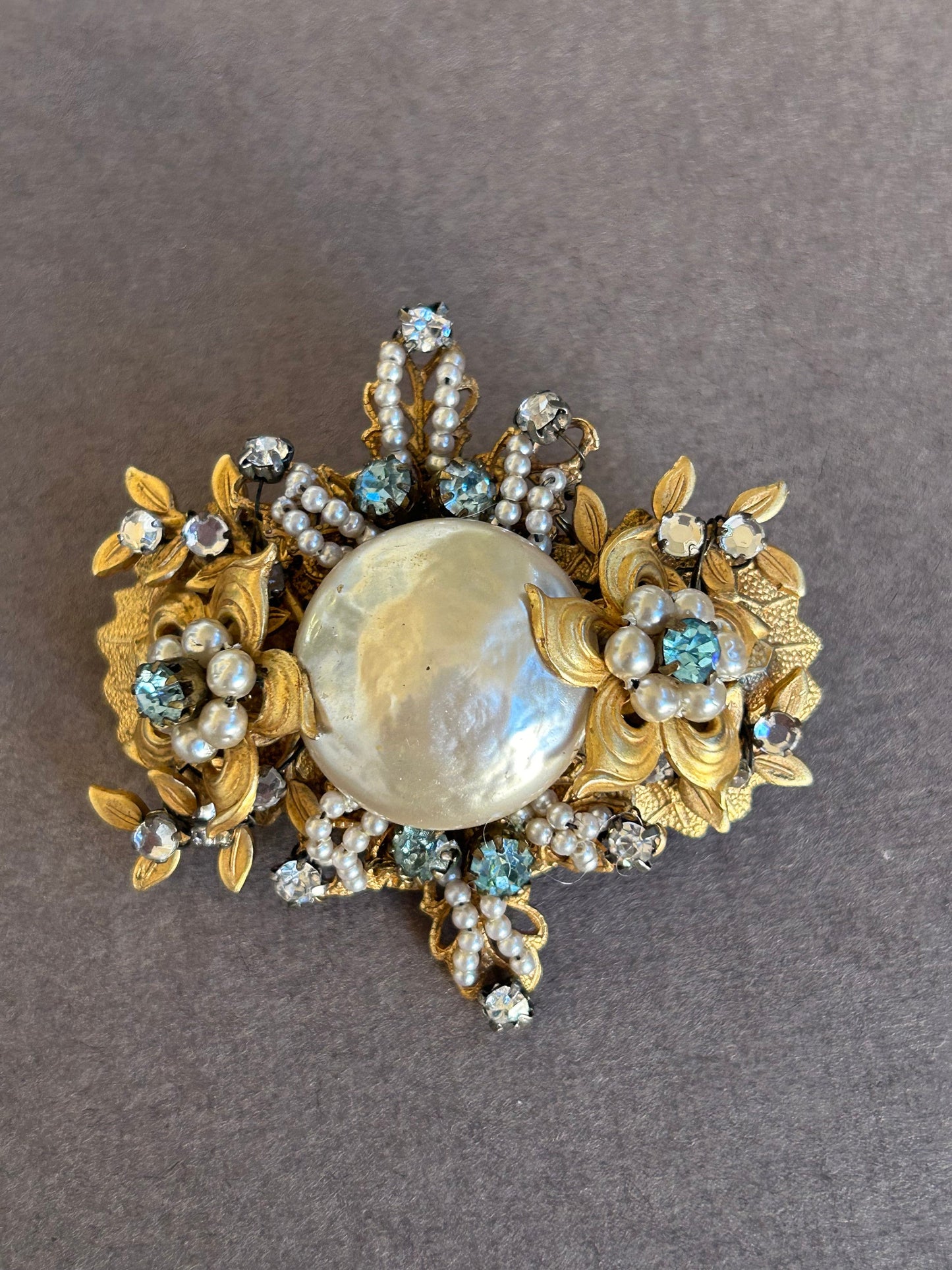 Miriam Haskell brooch vintage