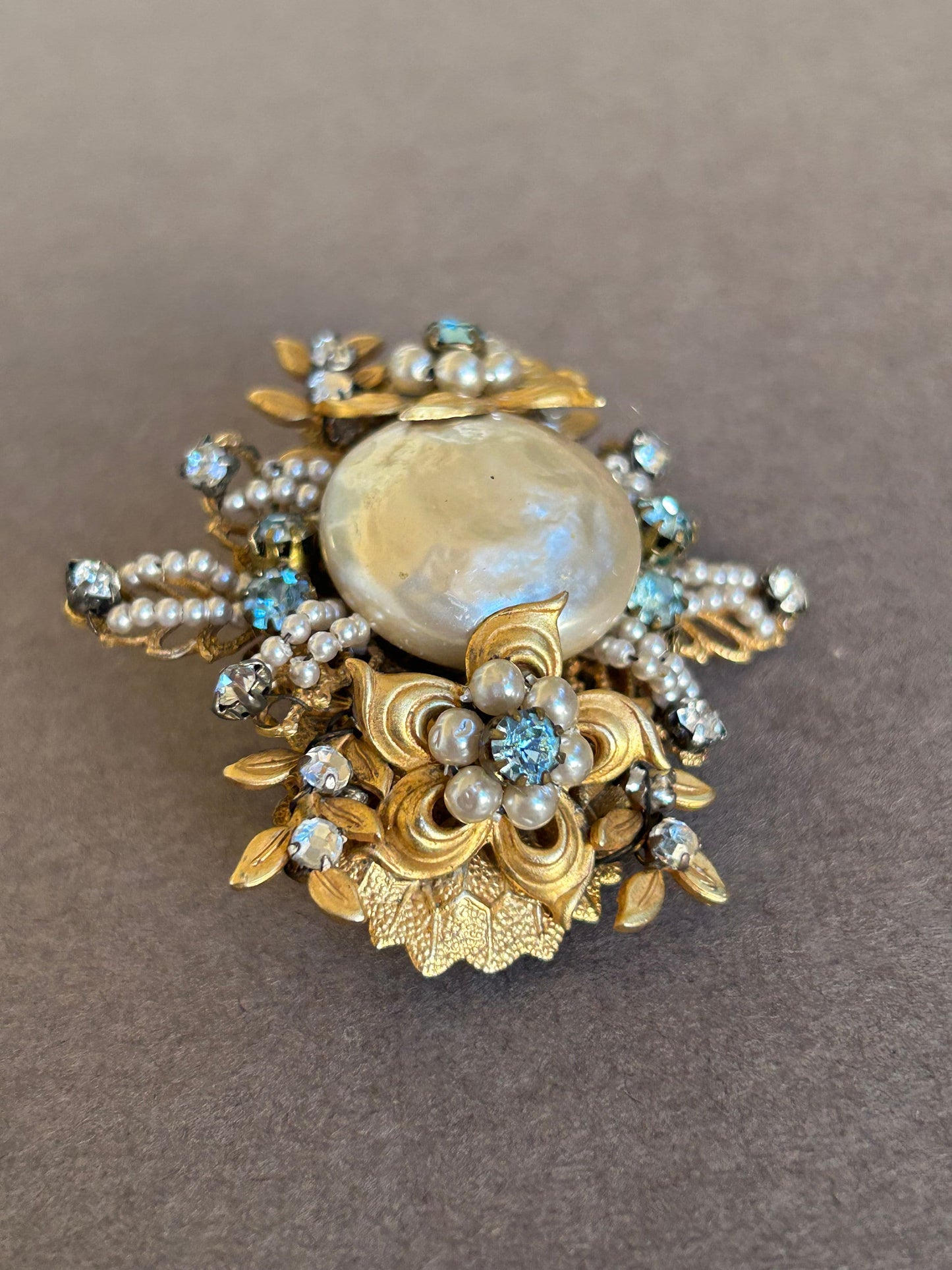 Miriam Haskell brooch vintage