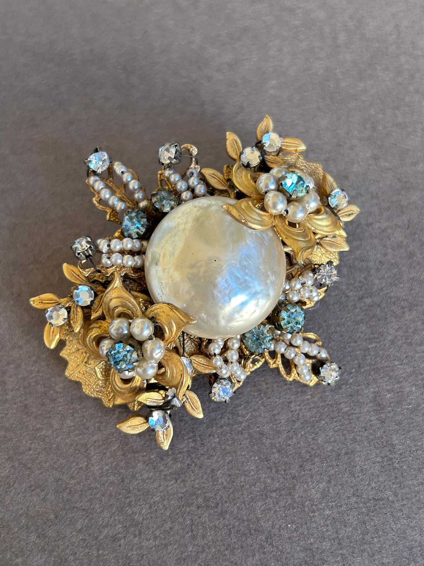 Miriam Haskell brooch vintage