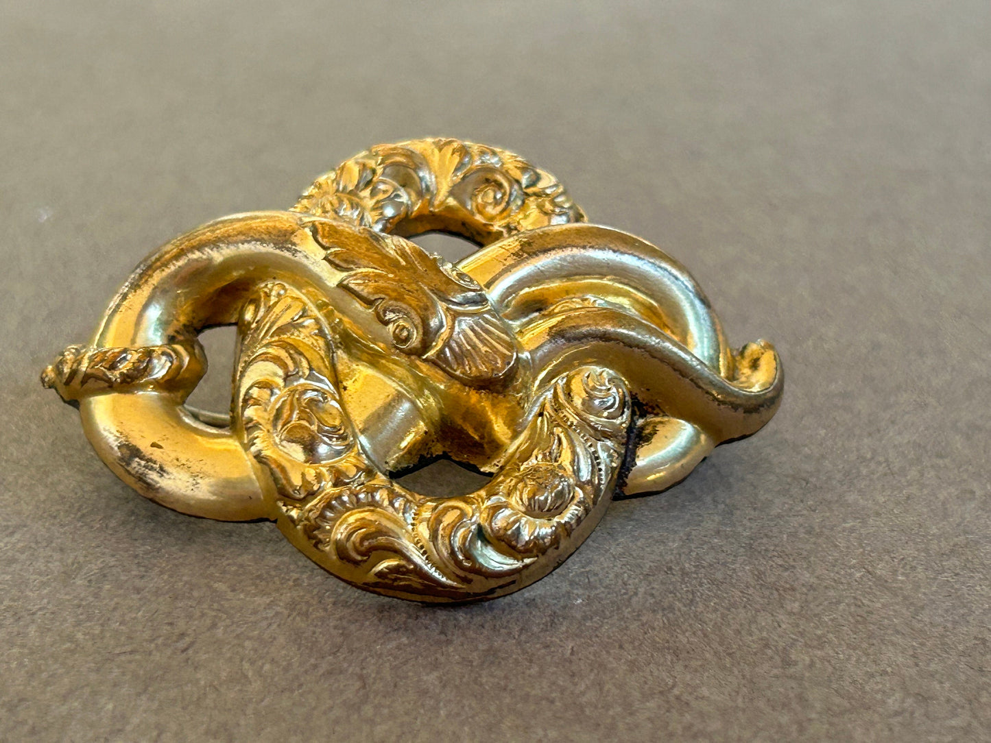 Antique brooch  Snake