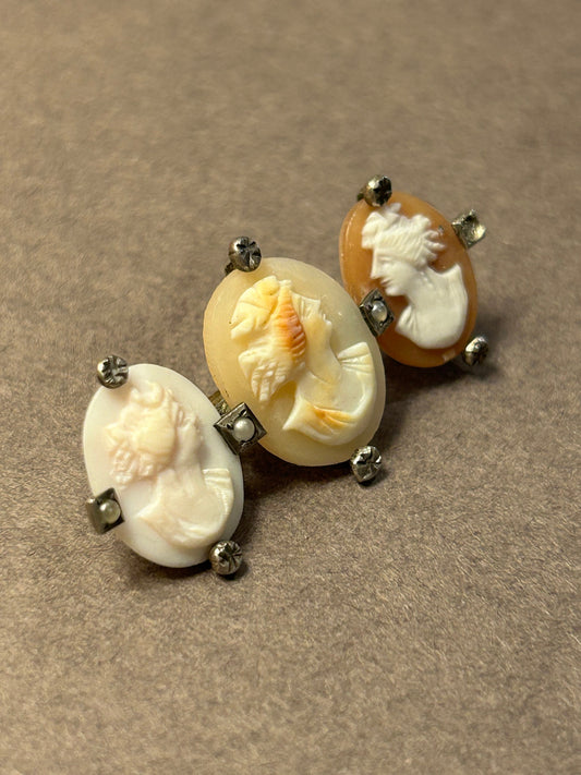 Antique triple cameo