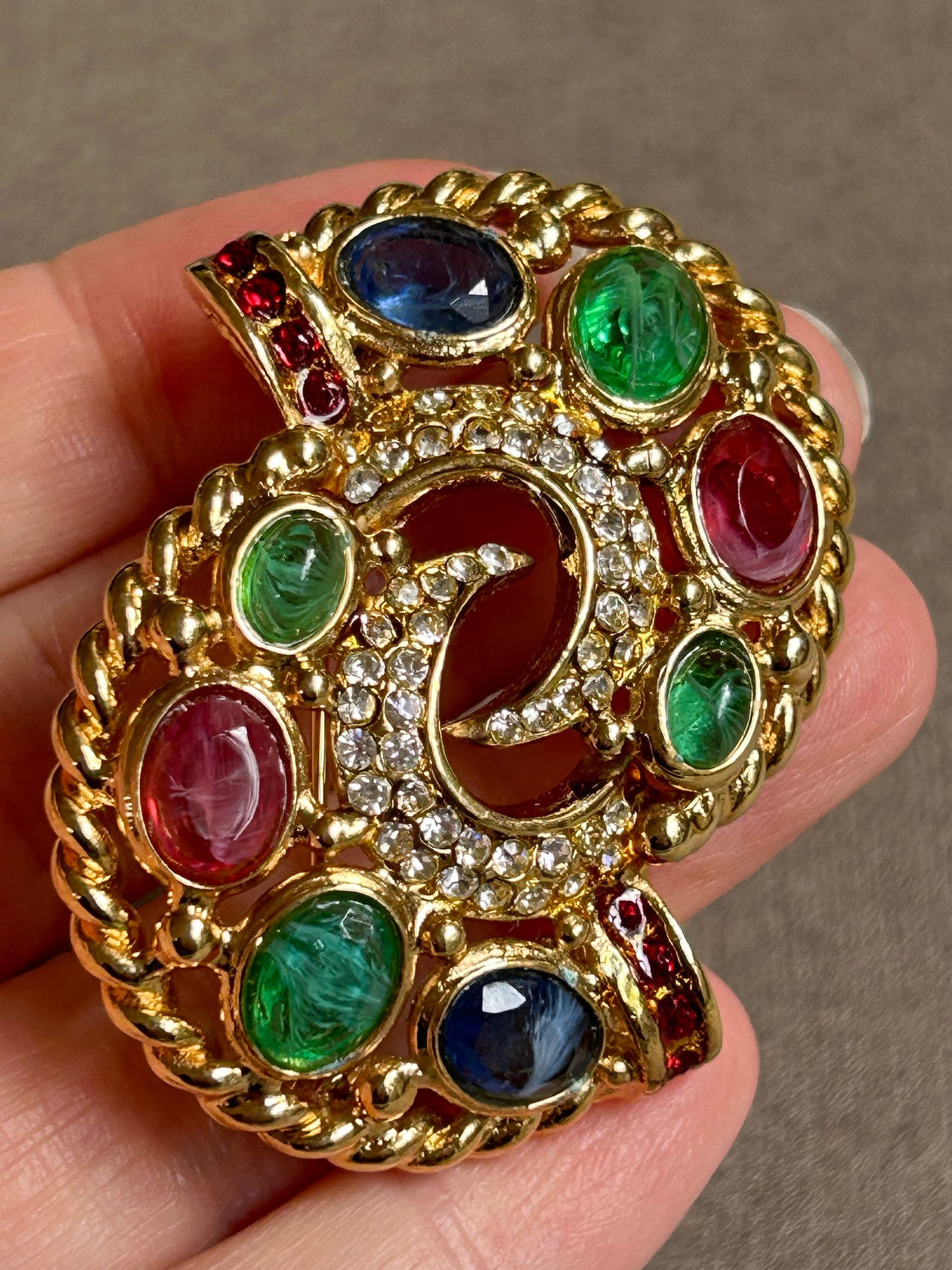 Cascio bijoux brooch vintage