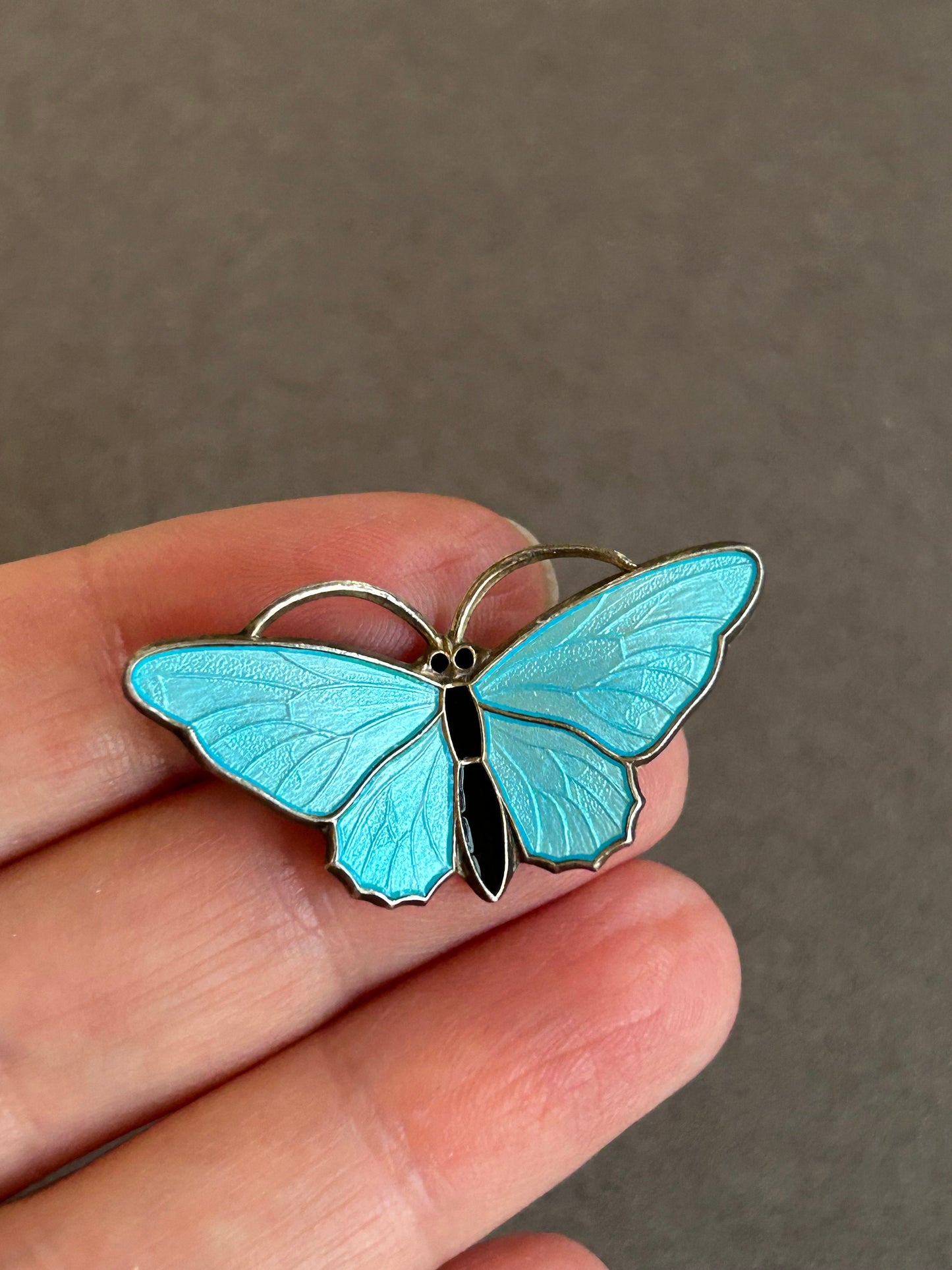 Aksel Holmsen brooch Butterfly  925