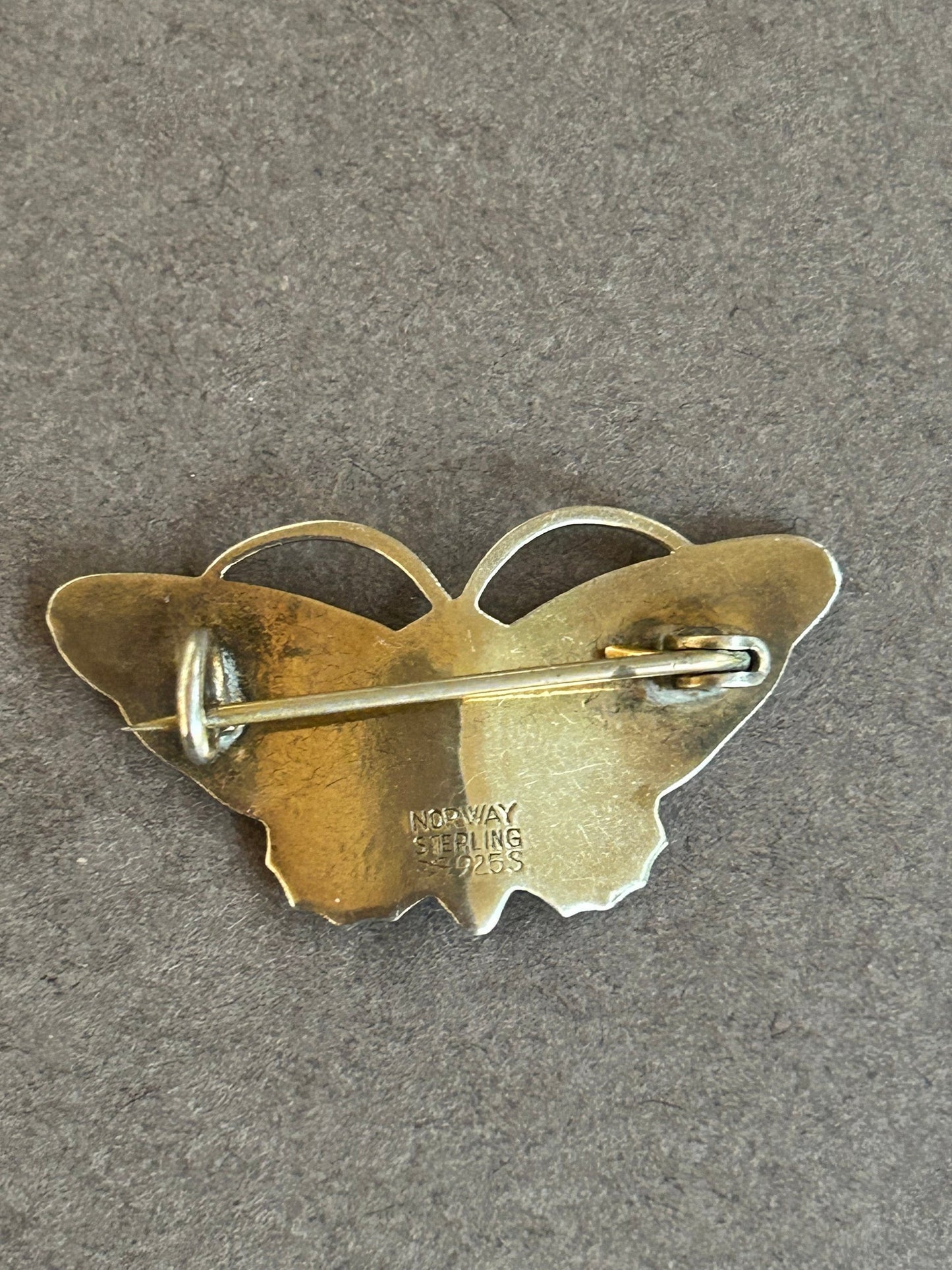 Aksel Holmsen brooch Butterfly  925