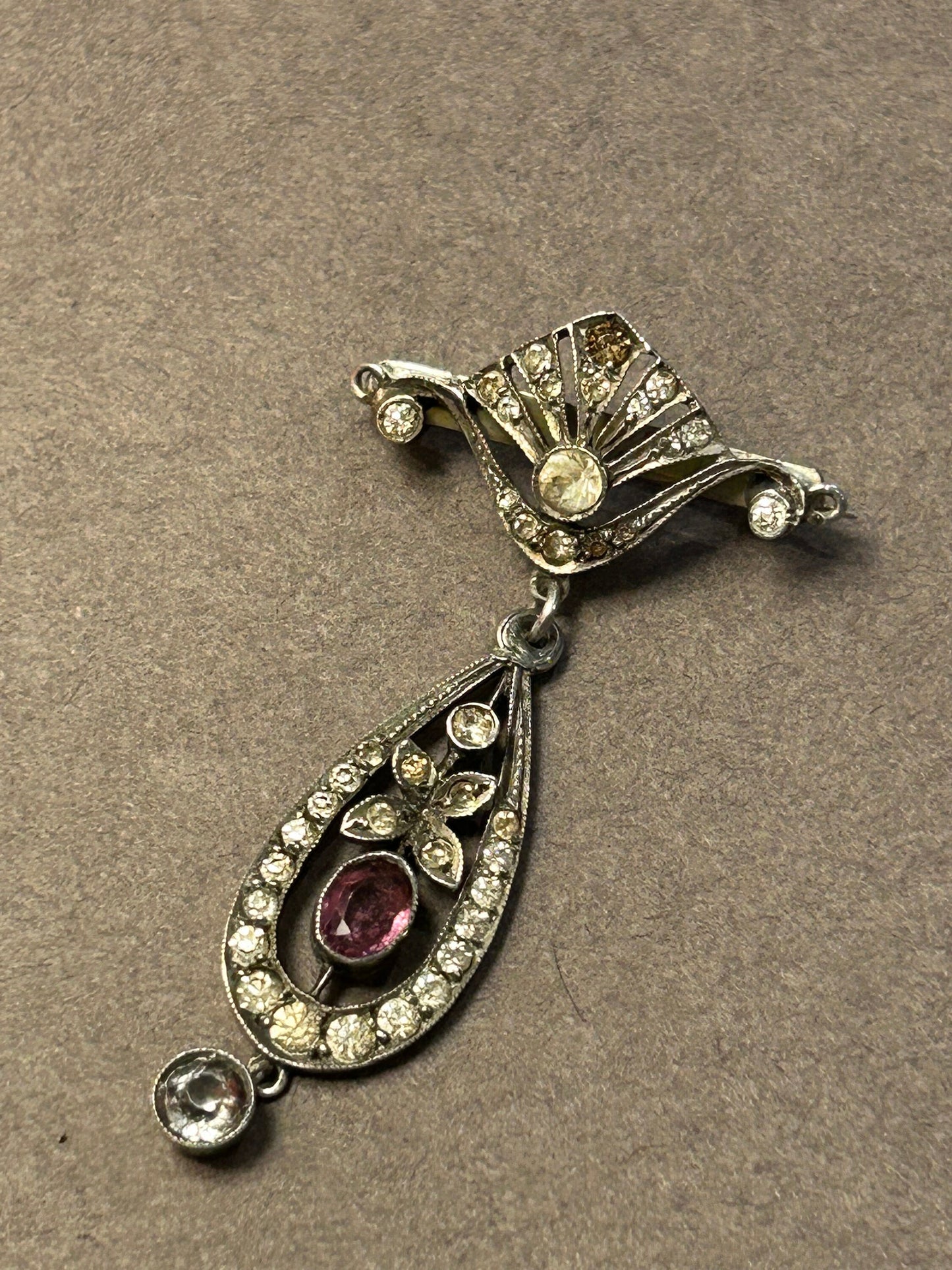 Antique brooch silver