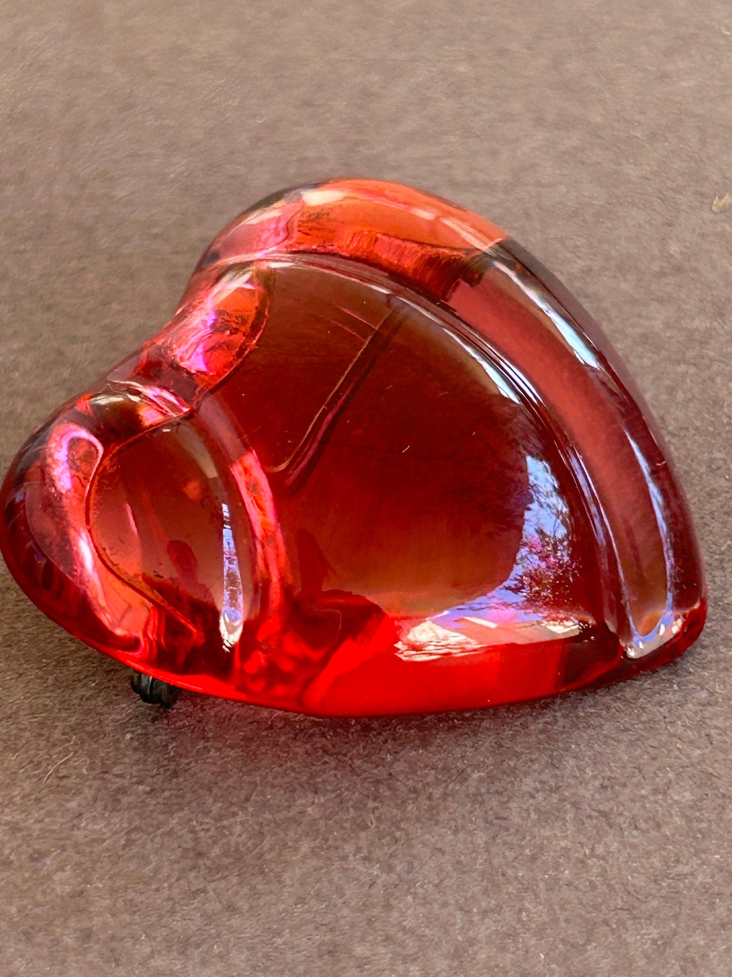 Baccarat brooch Heart