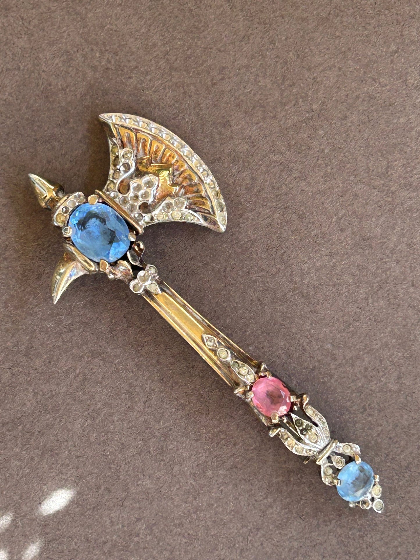 Trifari 1941 Alfred Philippe brooch Axe