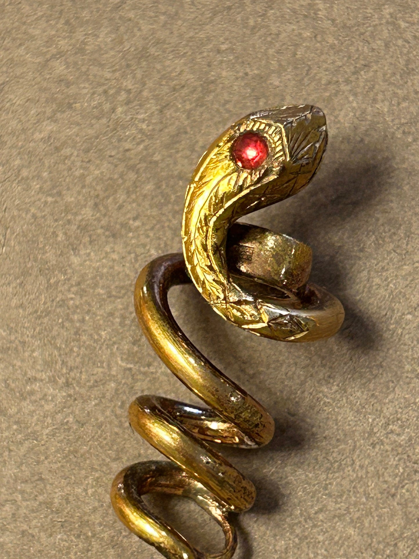 Antique scarf holder or brooch Snake 1910-1920