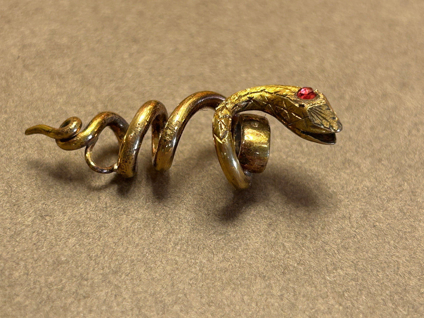 Antique scarf holder or brooch Snake 1910-1920