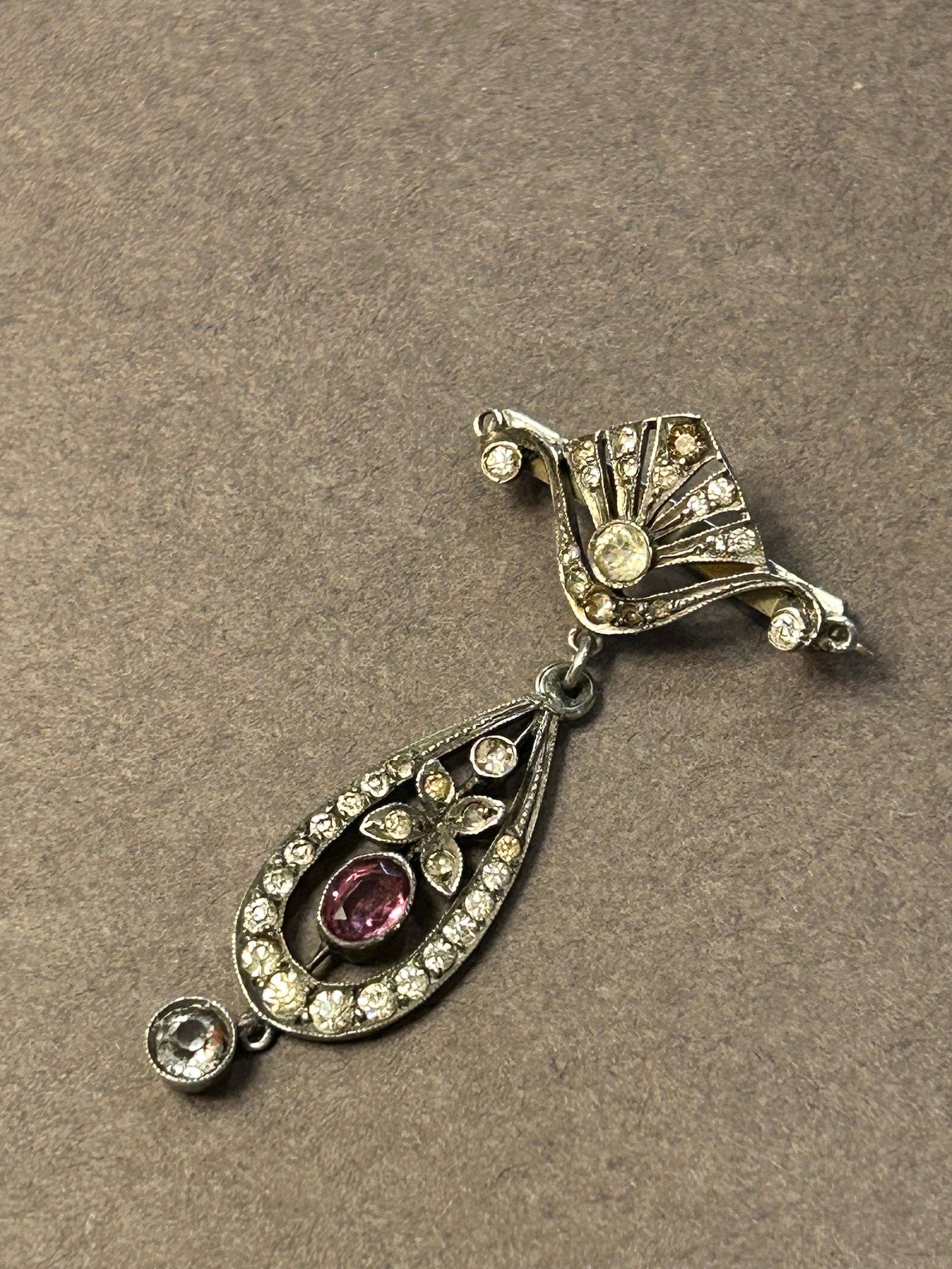 Antique brooch silver