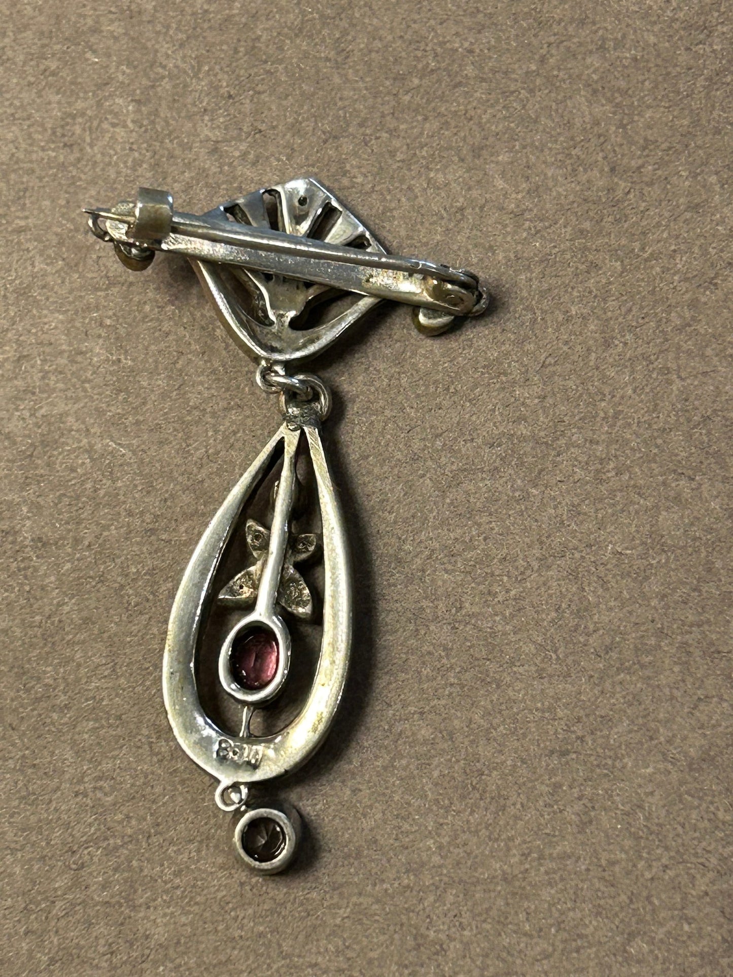 Antique brooch silver