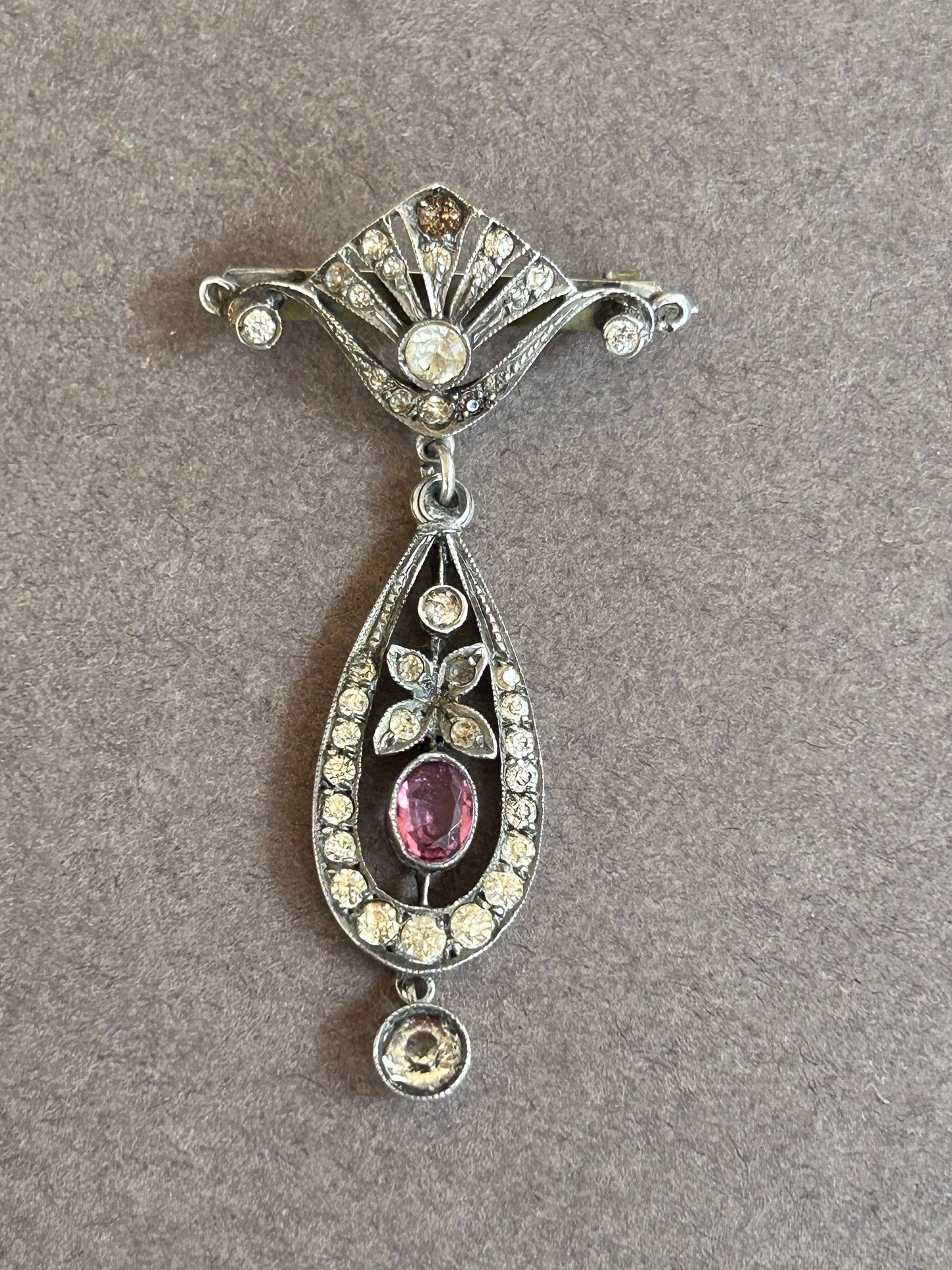 Antique brooch silver