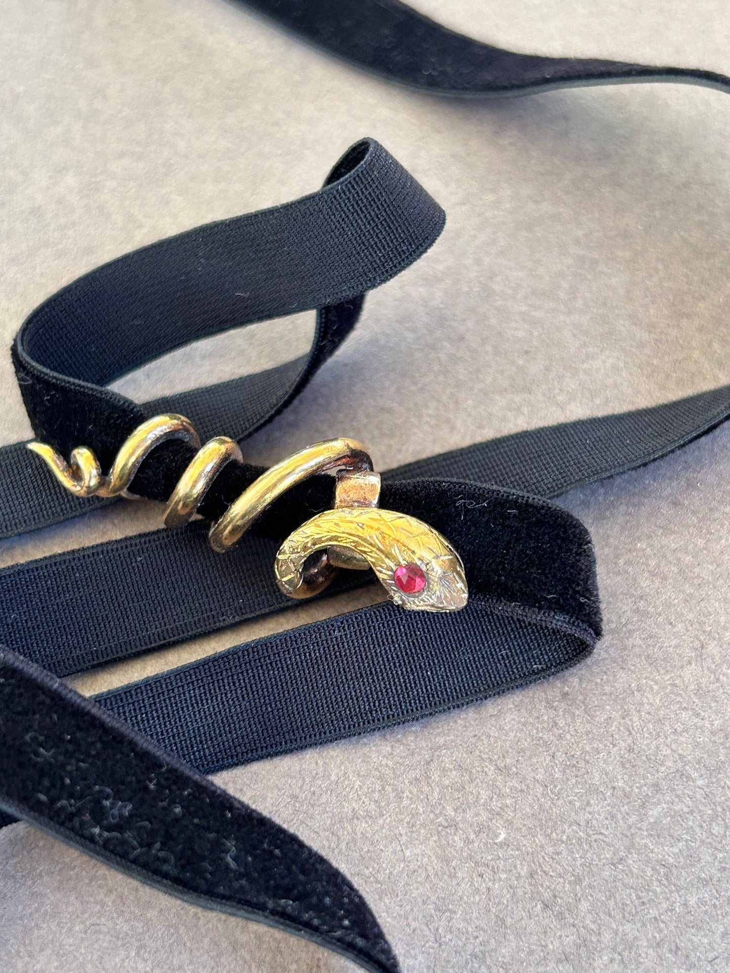 Antique scarf holder or brooch Snake 1910-1920