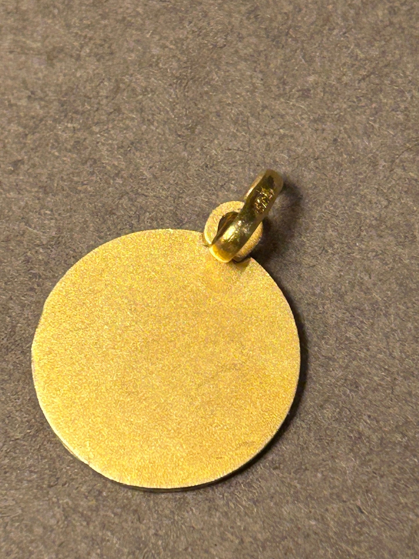 Antique pendant "Zodiac" "Virgo" gold plated