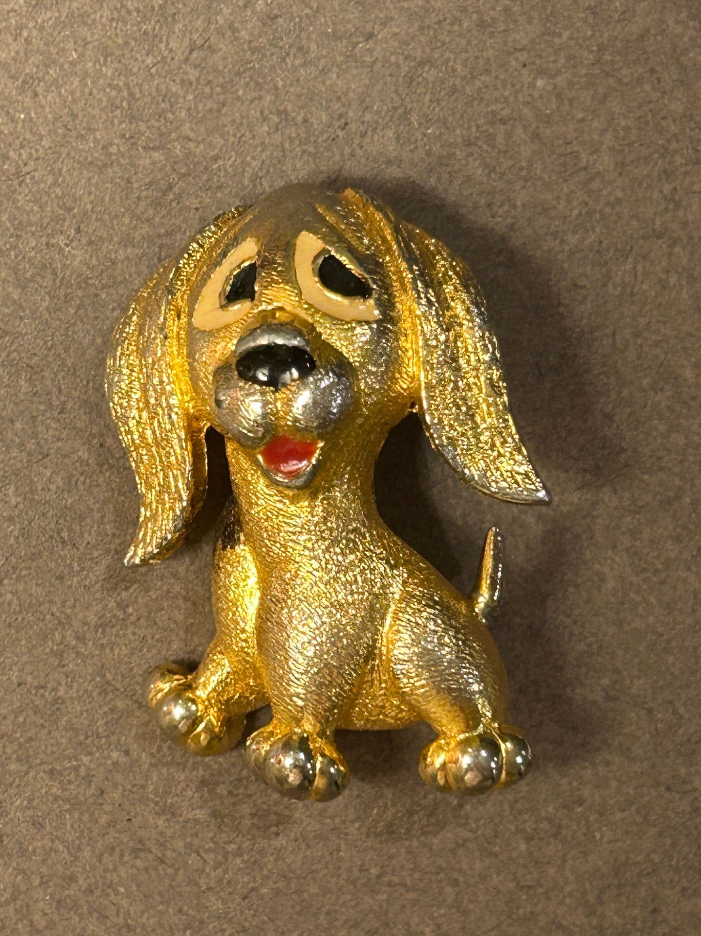 Jomaz brooch vintage Dog